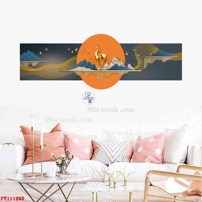 Download file gốc File tranh hiện đại pha lê gương FT111260 (in lụa) nghệ thuật