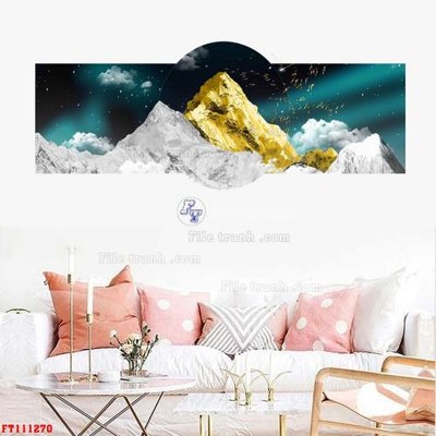 File gốc File tranh hiện đại pha lê gương FT111270 (phong cách) châu Âu