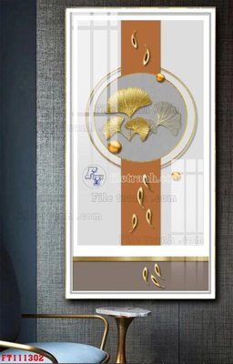 File tranh File tranh hiện đại pha lê gương FT111302 (gốc) in vải canvas