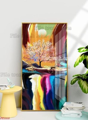 File gốc File tranh bộ hiện đại FT11133 (trang trí) phòng trẻ em