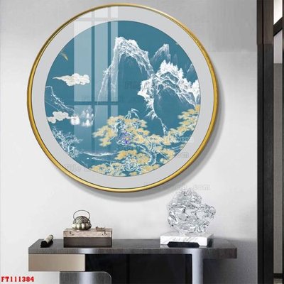 File gốc File tranh hiện đại pha lê gương FT111384 (in lụa) họa tiết 3D