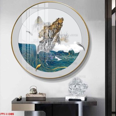 File tranh in tráng gương File tranh hiện đại pha lê gương FT111385 (siêu nét)