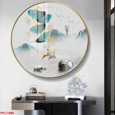 File tranh File tranh hiện đại pha lê gương FT111393 (bản gốc) trang trí văn phòng