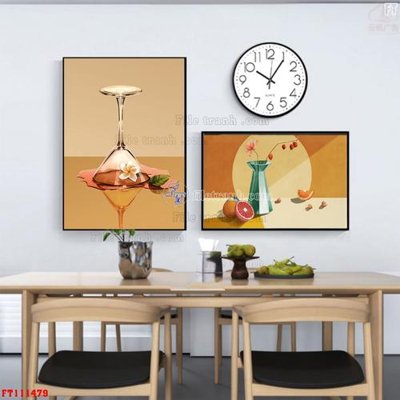 File in lụa File tranh hiện đại pha lê gương FT111479 (phong cảnh) File tranh hiện đại pha lê gương FT111479