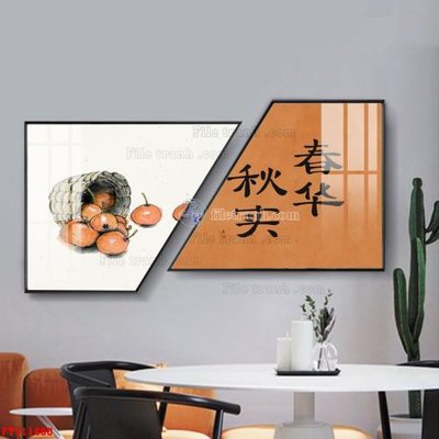 File ảnh File tranh hiện đại pha lê gương FT111490 (gốc) cho trang trí nhà hàng