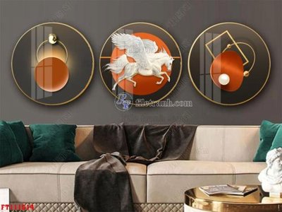 File gốc File tranh hiện đại pha lê gương FT111514 (in tráng gương) nghệ thuật