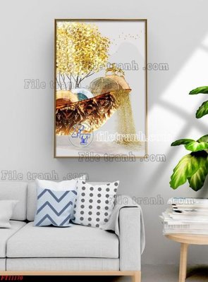 Tải file File tranh bộ hiện đại FT11170 (ảnh gốc) file AI/EPS