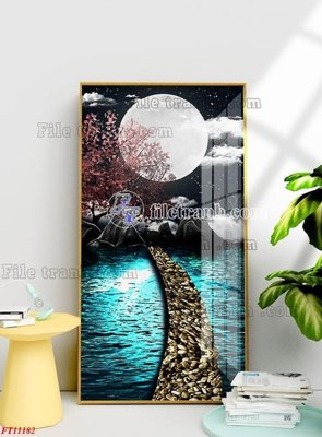 Tải file gốc File tranh bộ hiện đại FT11182 (in bạt) quảng cáo