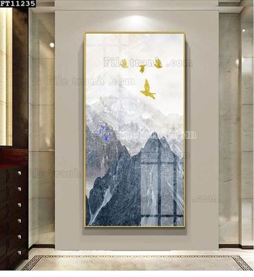 Tải file File tranh đơn lối vào FT11235 (ảnh gốc) in tranh kính