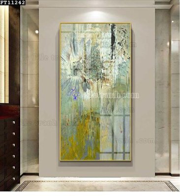 File tranh in trần 3D File tranh đơn lối vào FT11242 (ảnh gốc)