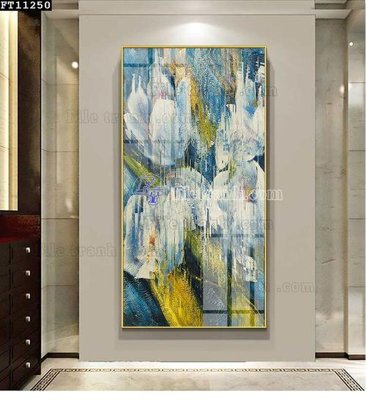 File in trần File tranh đơn lối vào FT11250 (bản gốc) mây trời