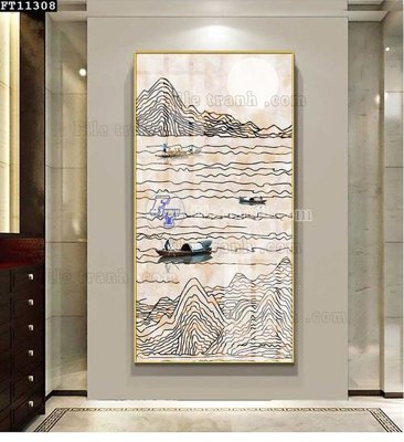 File PSD File tranh đơn lối vào FT11308 (bản gốc) độ phân giải cao