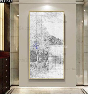 File gốc File tranh đơn lối vào FT11326 cho in ấn và thiết kế