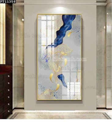 File in trần File tranh đơn lối vào FT11358 (bản gốc) mây trời