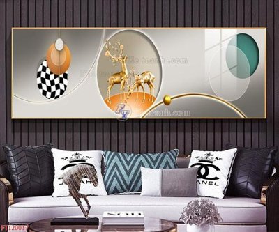 Download file ảnh gốc File tranh hiện đại pha lê gương FT120017 để in ấn