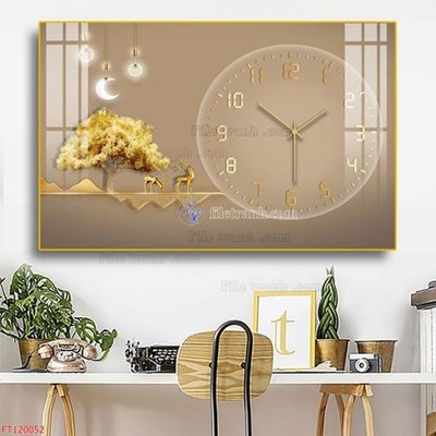 File in trần File tranh hiện đại pha lê gương FT120052 (bản gốc) 5D