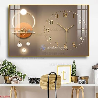 File tranh quảng cáo File tranh hiện đại pha lê gương FT120073 (file gốc) chuyên nghiệp