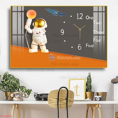 File gốc File tranh hiện đại pha lê gương FT120076 (in lụa) tranh mã đáo