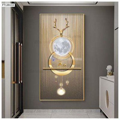 File PSD File tranh hiện đại pha lê gương FT120133 (bản gốc) đã tách nền