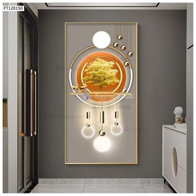 File PSD File tranh hiện đại pha lê gương FT120150 (bản gốc) dễ dàng edit