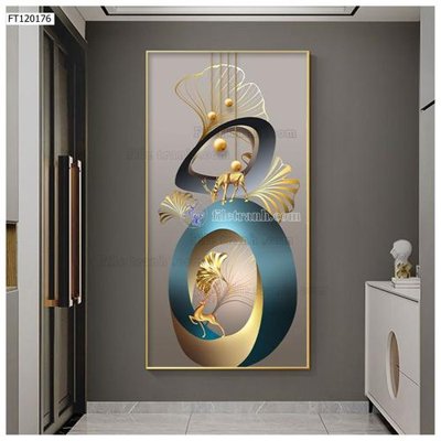 File gốc File tranh hiện đại pha lê gương FT120176 (cho in UV) siêu nét