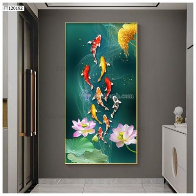 File gốc File tranh hiện đại pha lê gương FT120192 (chuẩn CMYK) cho nhà in