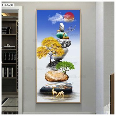 File gốc File tranh hiện đại pha lê gương FT120211 (PNG) trong suốt (transparent)