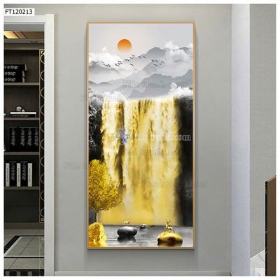 File gốc File tranh hiện đại pha lê gương FT120213 (in mica) làm quà tặng