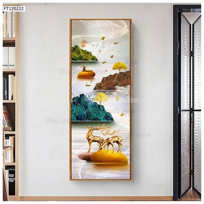 File ảnh File tranh hiện đại pha lê gương FT120222 (gốc) in decal dán tường