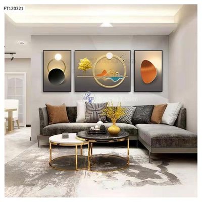 File in trần File tranh hiện đại pha lê gương FT120321 (bản gốc 3D) sống động