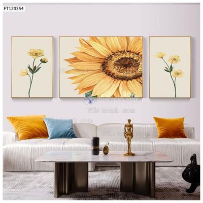 File gốc in mica File tranh hiện đại pha lê gương FT120354 chất lượng