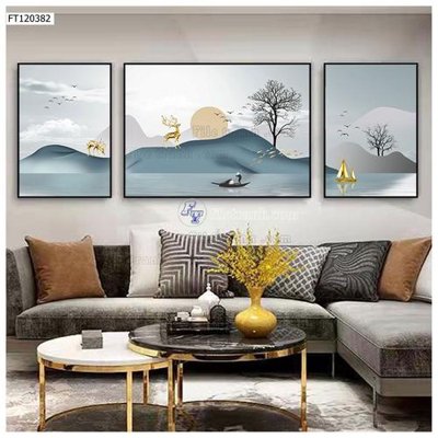 File ảnh gốc File tranh hiện đại pha lê gương FT120382 (chuyên in mica)