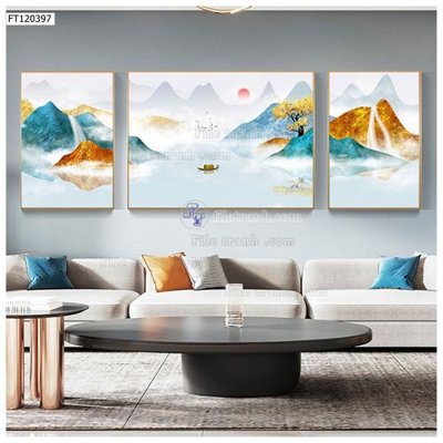 File ảnh File tranh hiện đại pha lê gương FT120397 (gốc) in PP, decal