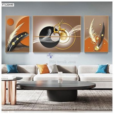 Download file gốc File tranh hiện đại pha lê gương FT120449 (in lụa) cao cấp