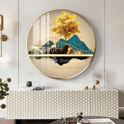 File tranh trang trí File tranh hiện đại pha lê gương FT120554 (file gốc)