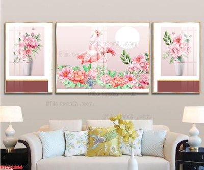 File tranh File tranh bộ hiện đại FT121066 (file gốc) chủ đề phong thủy
