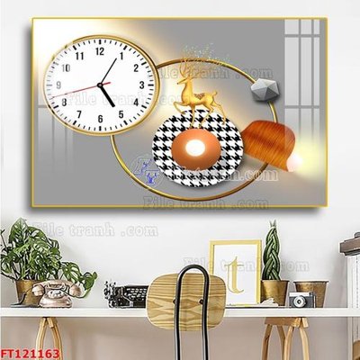 File gốc in ấn File tranh bộ hiện đại FT121163 chất lượng vượt trội