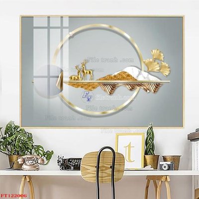 Tệp tin gốc File tranh bộ hiện đại FT122006 (dùng cho in ấn) chuyên nghiệp