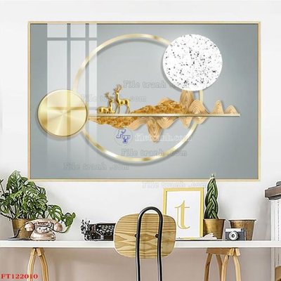 File gốc File tranh bộ hiện đại FT122010 (cho in ấn) từ kho Filetranh