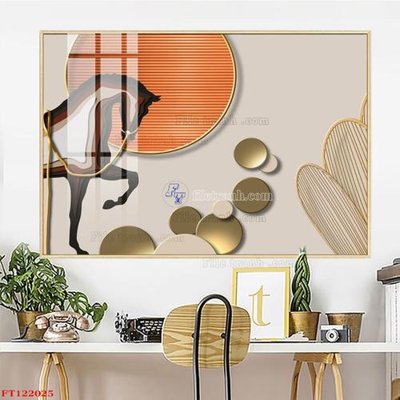 Tải file gốc in lụa File tranh bộ hiện đại FT122025 siêu nét