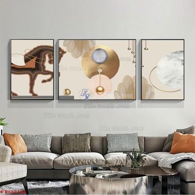 Tải file gốc File tranh bộ hiện đại FT122124 (bản PSD) còn layer