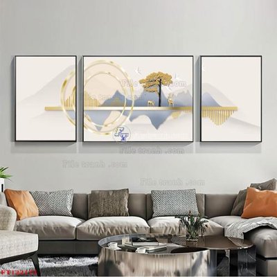 File tranh gốc File tranh bộ hiện đại FT122175 (bản quyền) file PSD