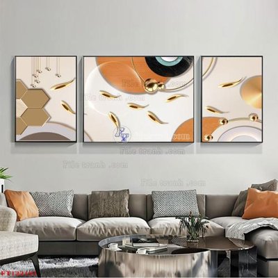 File tranh File tranh bộ hiện đại FT122191 (gốc) in vải canvas
