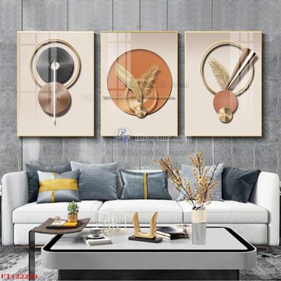 Tải file File tranh bộ hiện đại FT122226 (gốc) chủ đề hoa sen