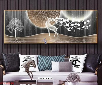 File gốc File tranh bộ hiện đại FT122234 (ảnh rõ nét) để in