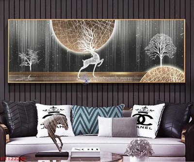 File in lụa File tranh bộ hiện đại FT122235 (chất lượng cao) File tranh bộ hiện đại FT122235