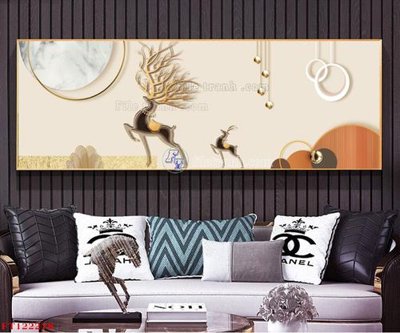 File in lụa File tranh bộ hiện đại FT122278 (chất lượng cao) File tranh bộ hiện đại FT122278