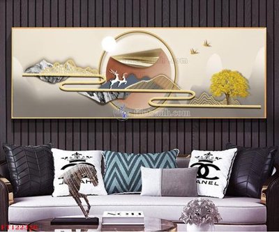 File tranh File tranh bộ hiện đại FT122326 (bản gốc) in lụa dán tường