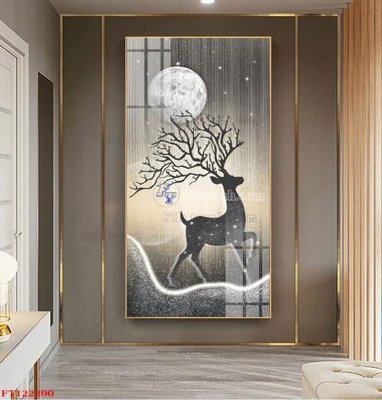 File gốc File tranh bộ hiện đại FT122390 (in lụa) cao cấp