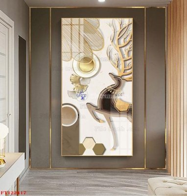 File gốc File tranh bộ hiện đại FT122417 cho in ấn và thiết kế